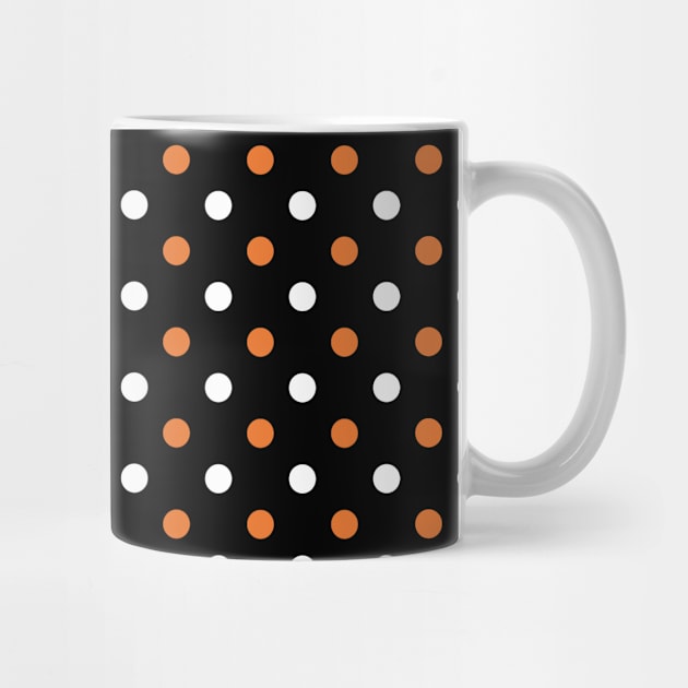 Autumn Polka dots face mask by CreativeJourney